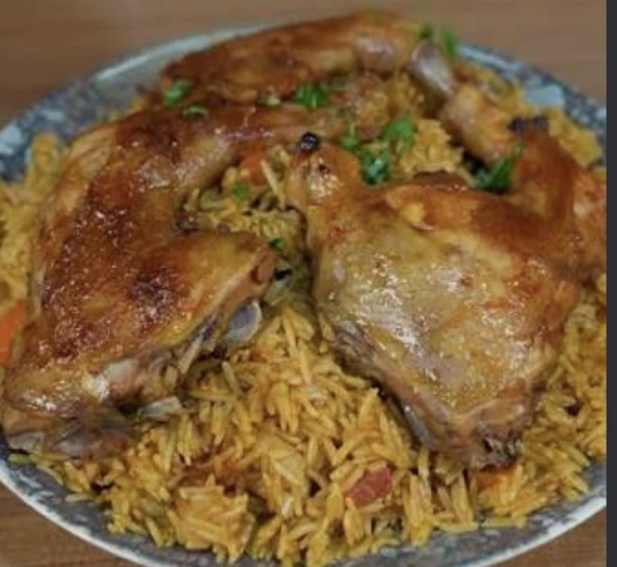 كبسة نصف دجاجة